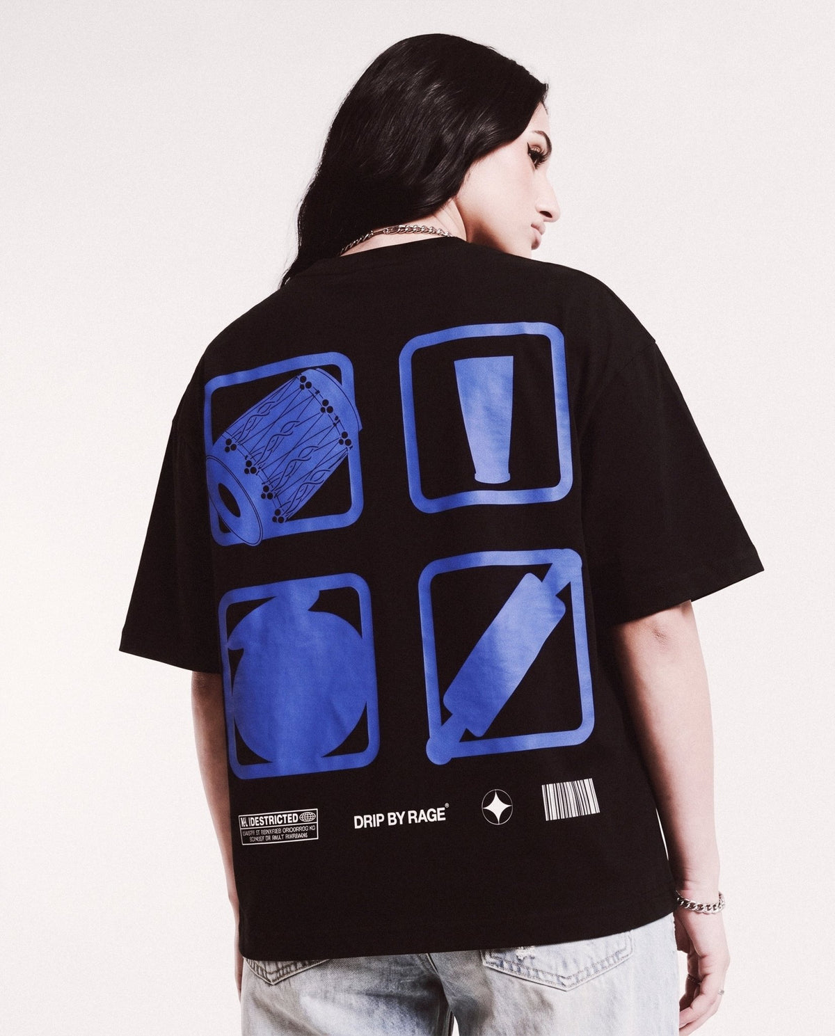 GTA CHOBBAR BOXY T-SHIRT - Drip by Rage