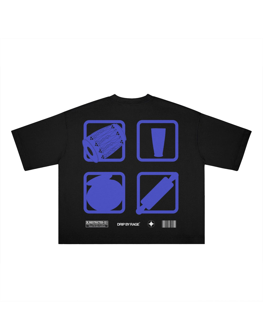 GTA CHOBBAR BOXY T-SHIRT - Drip by Rage