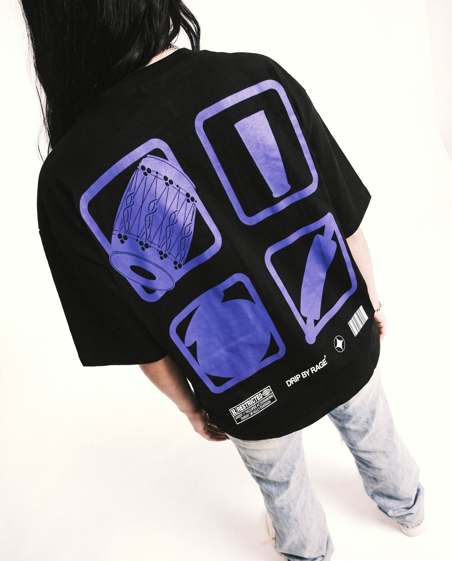GTA CHOBBAR BOXY T-SHIRT - Drip by Rage