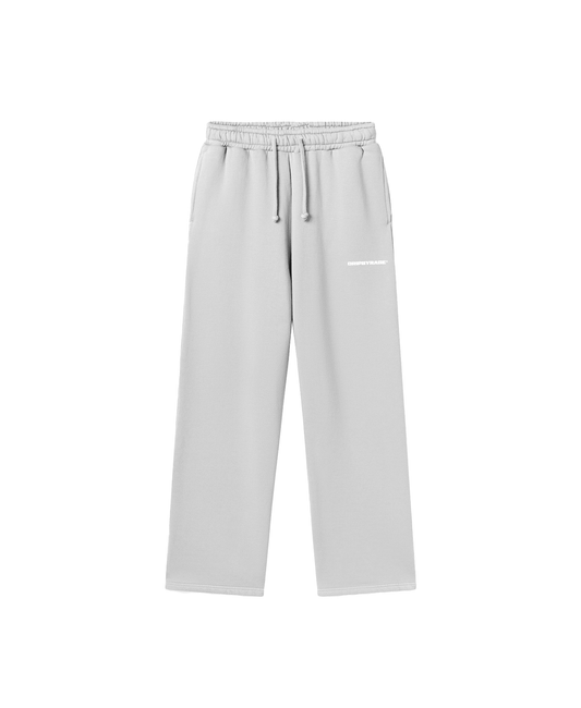 H-GREY HEAVY RELAXED STRAIGHT SWEATPANTS - Drip by Rage