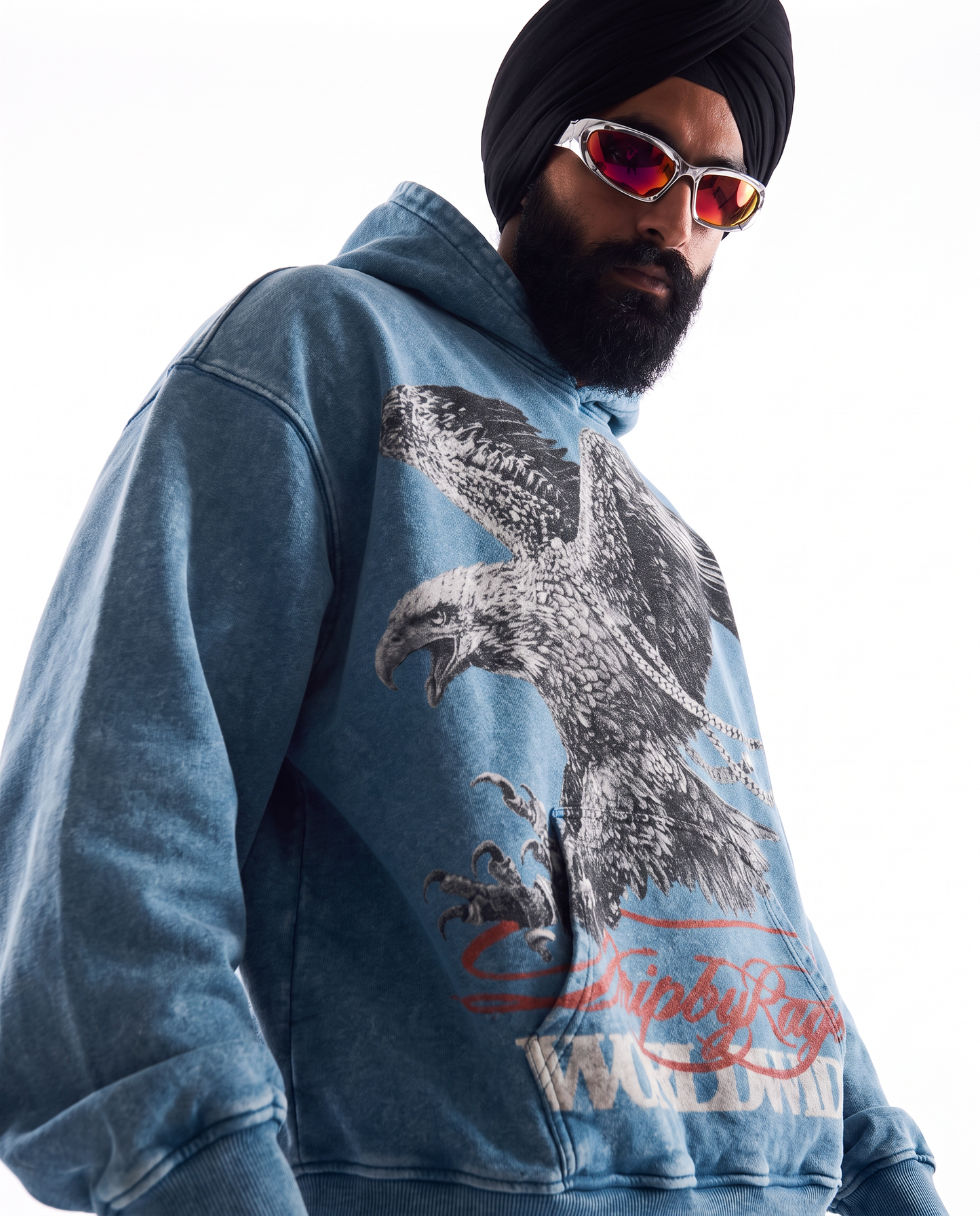 VVS BAAJ OVERSIZED WASHED HOODIE