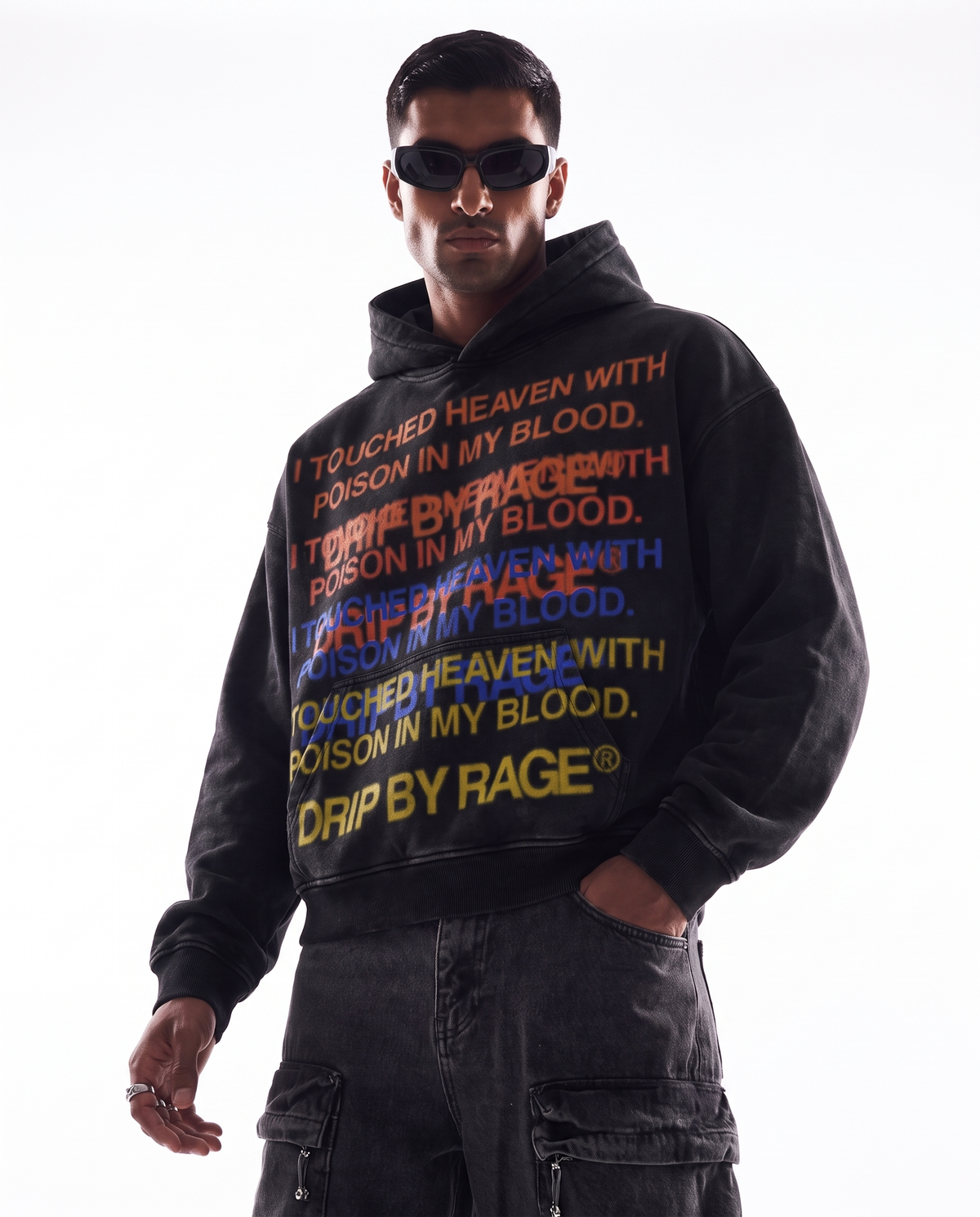 ITHWPIMB FADED OVERSIZED HOODIE