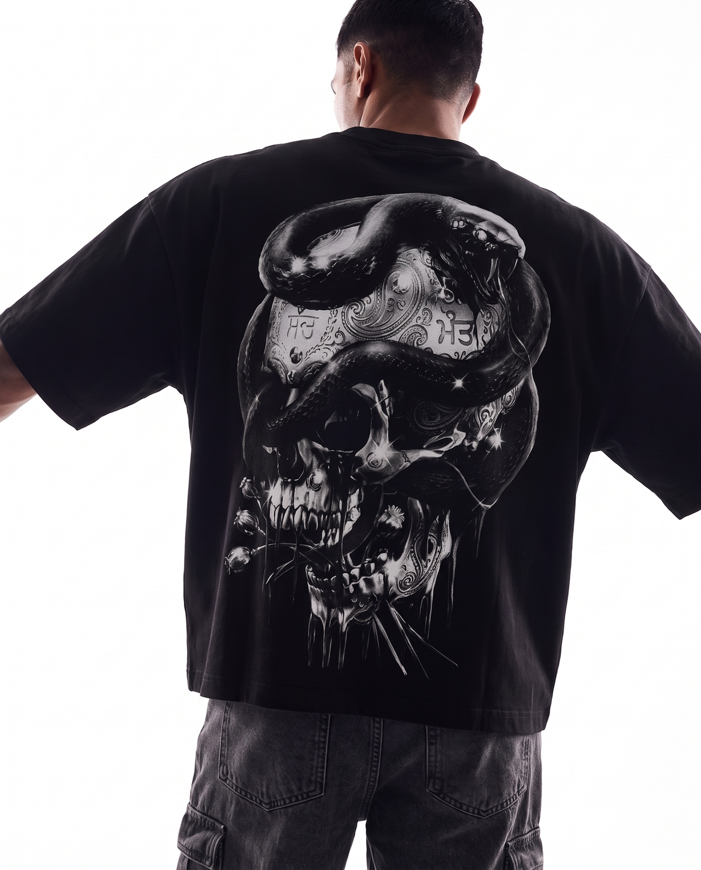 BLACK CHROME HEAVYWEIGHT BOXY T-SHIRT