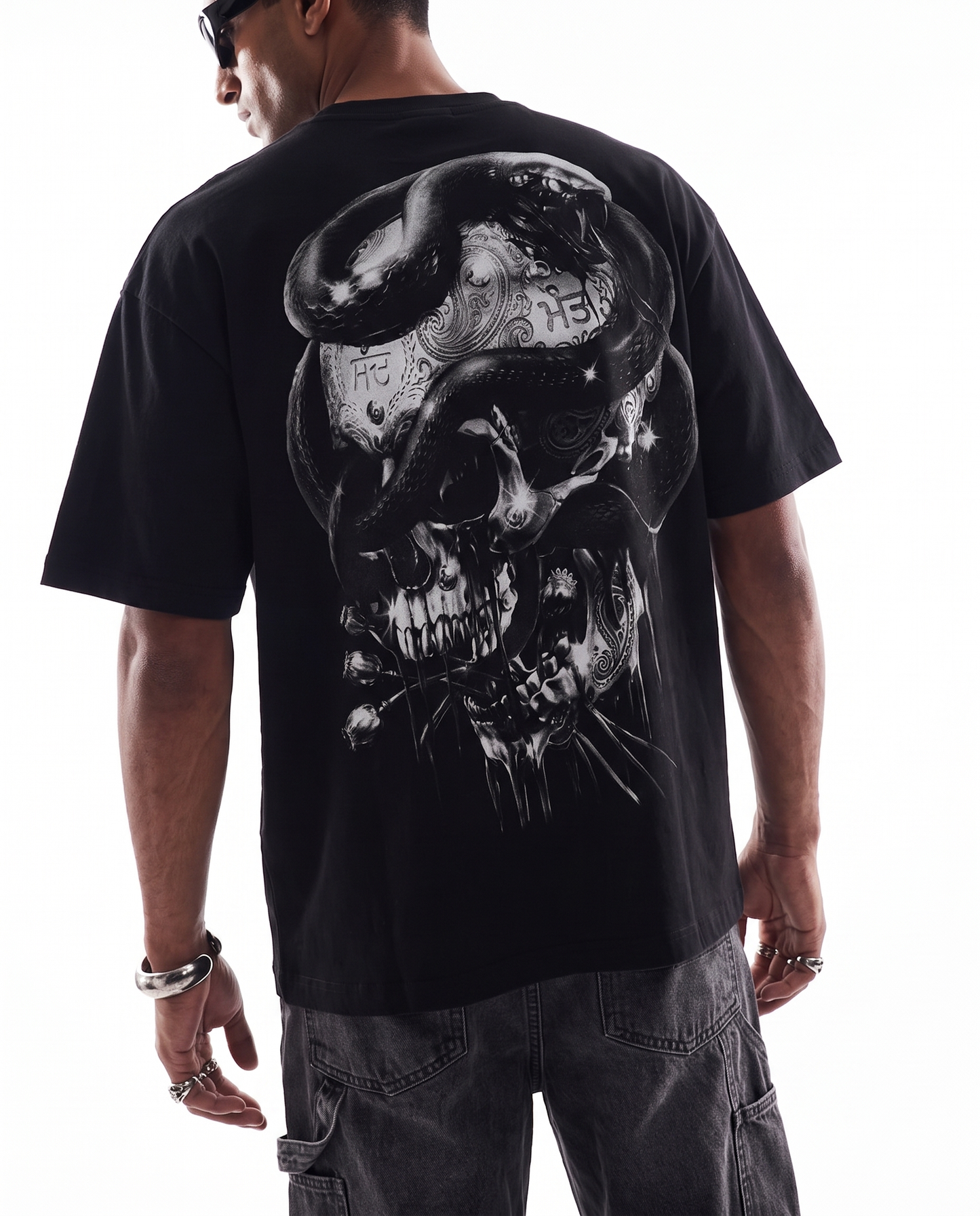 BLACK CHROME HEAVYWEIGHT BOXY T-SHIRT