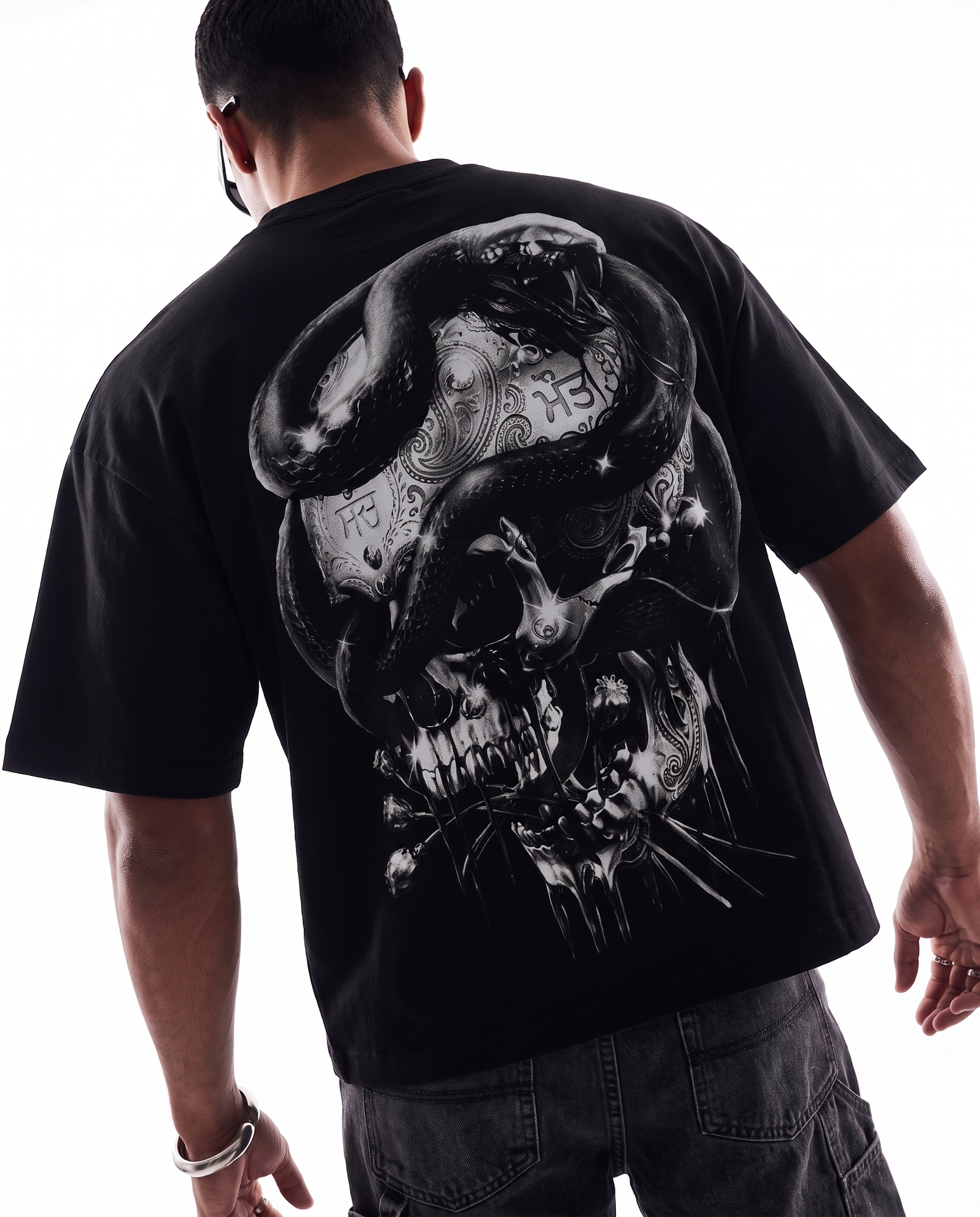 BLACK CHROME HEAVYWEIGHT BOXY T-SHIRT
