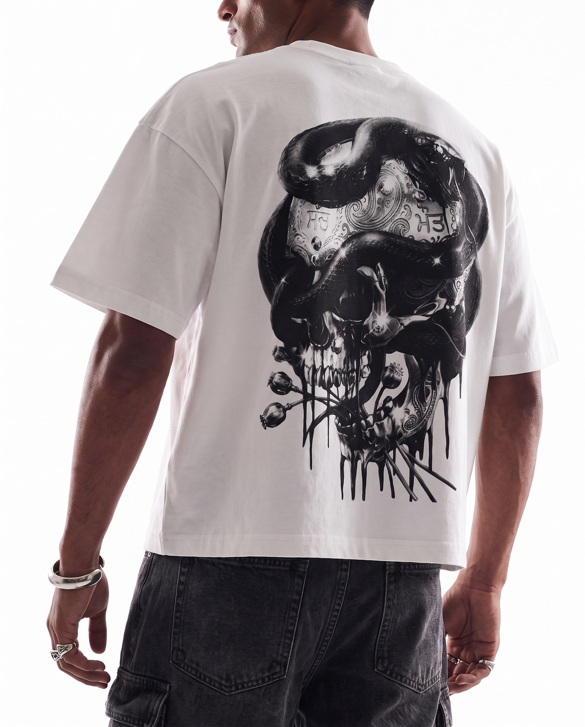 BLACK CHROME HEAVYWEIGHT BOXY T-SHIRT