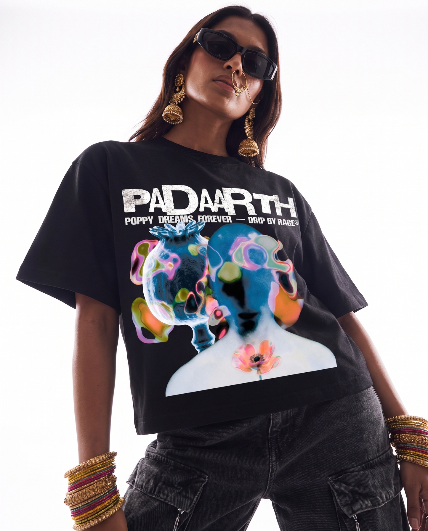 POPPY DREAMS HEAVYWEIGHT BOXY T-SHIRT