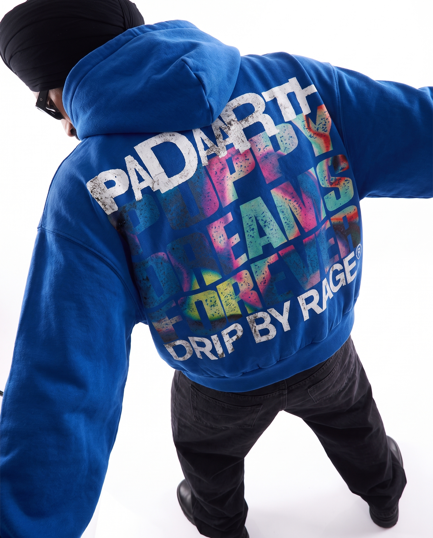 POPPY DREAMS BOXY WASHED HOODIE