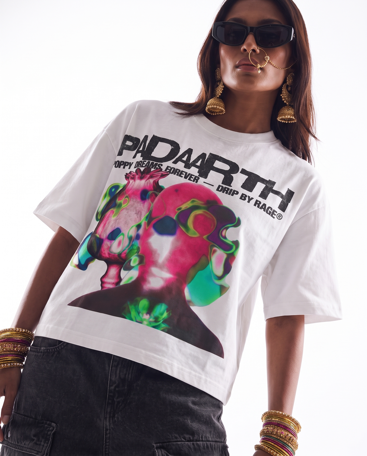 POPPY DREAMS HEAVYWEIGHT BOXY T-SHIRT