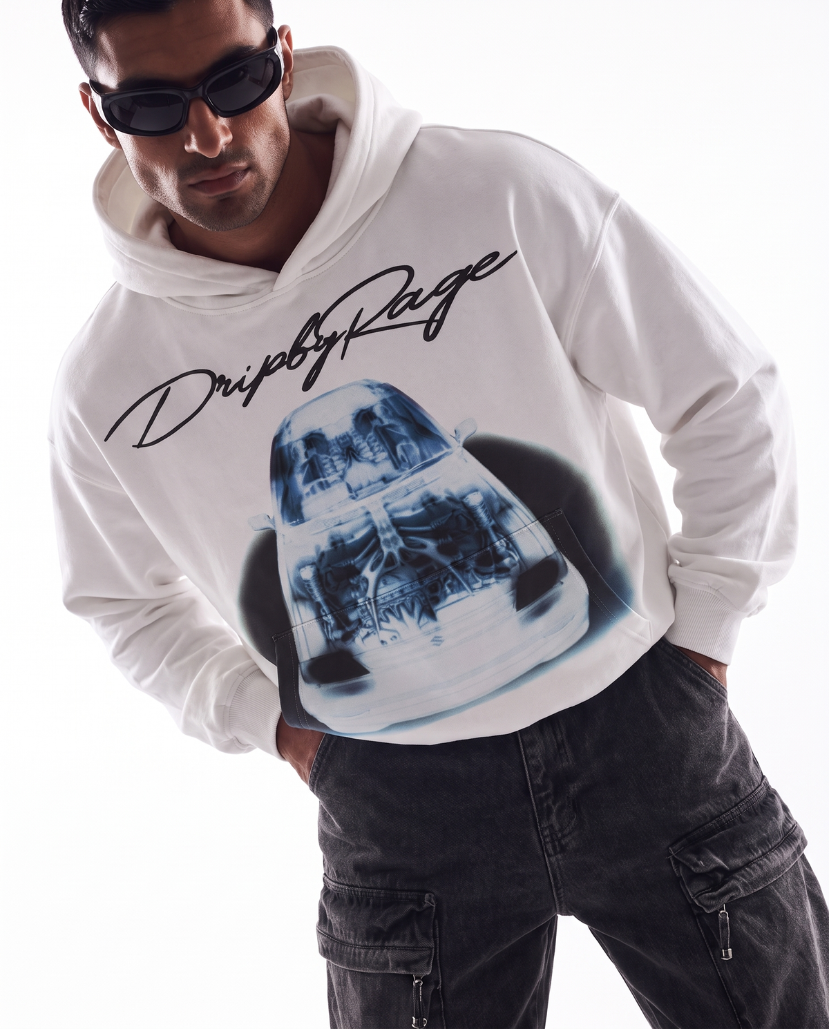 DEALER 800 BOXY FADED HOODIE