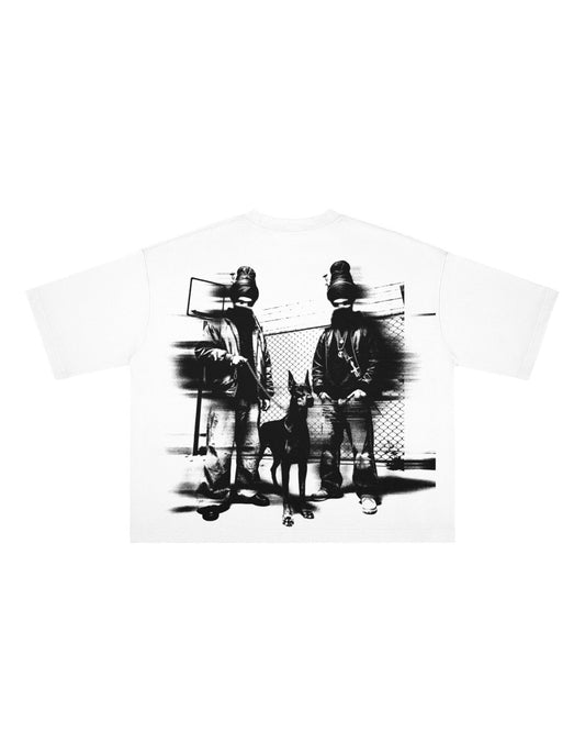 HOOD RAGE BOXY T-SHIRT - Drip by Rage