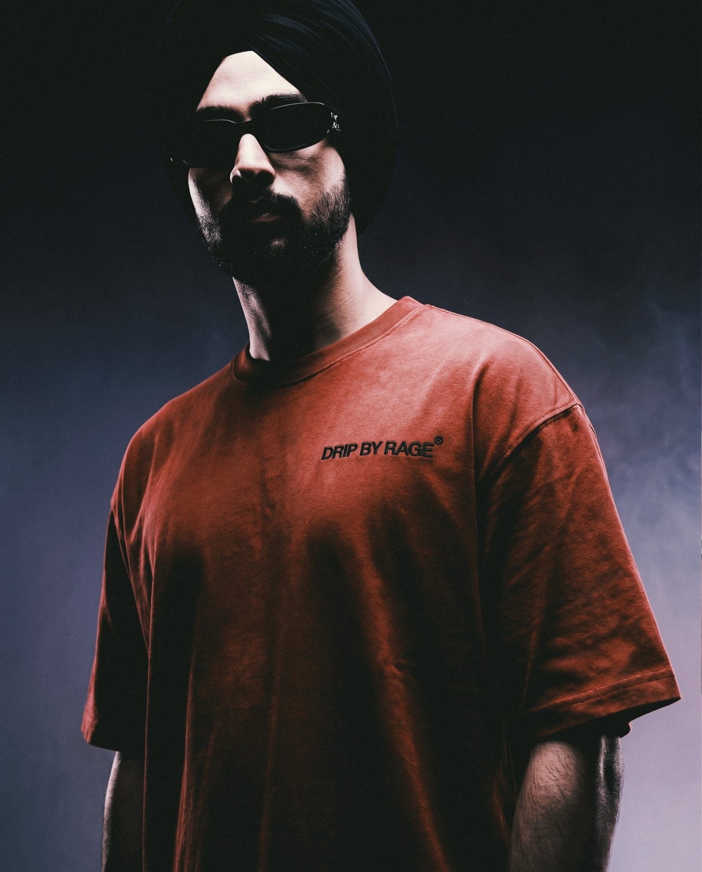 HOOD RAGE DYED T-SHIRT - Drip by Rage