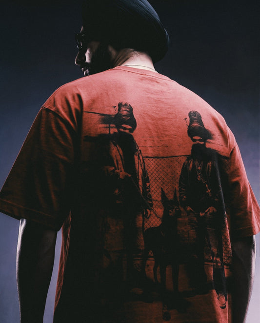 HOOD RAGE DYED T-SHIRT - Drip by Rage