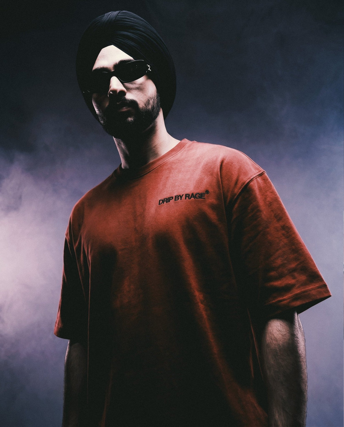 HOOD RAGE DYED T-SHIRT - Drip by Rage
