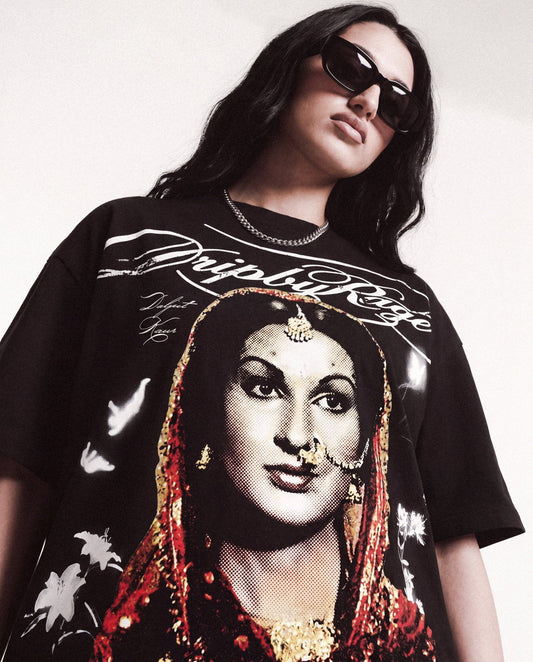 HUSAN BOXY T-SHIRT - Drip by Rage
