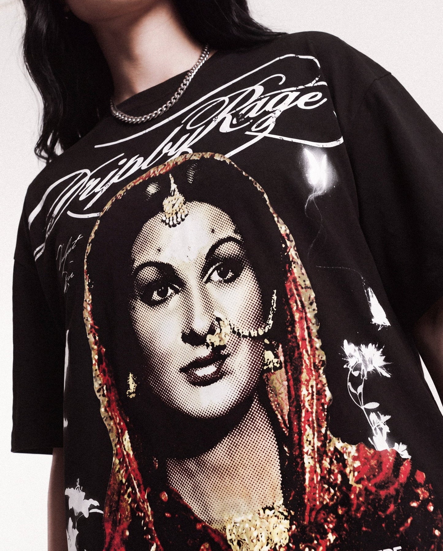 HUSAN BOXY T-SHIRT - Drip by Rage