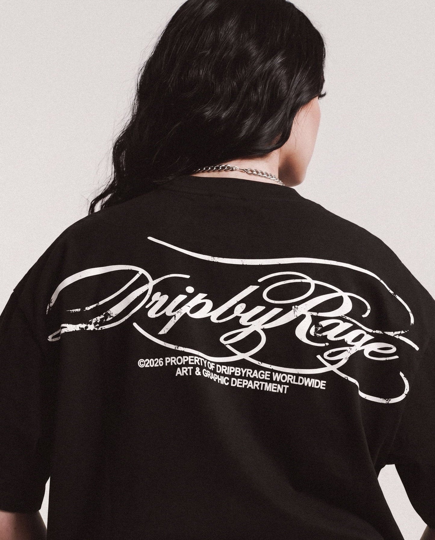 HUSAN BOXY T-SHIRT - Drip by Rage