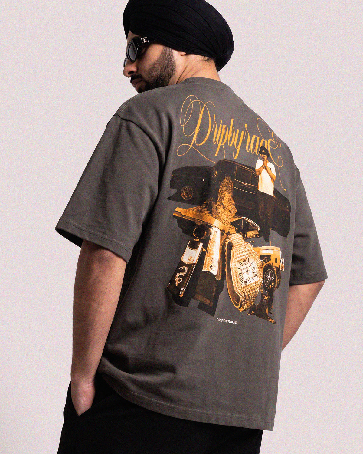 GANGSTA'S PARADISE SUPER OVERSIZED T-SHIRT Drip by Rage