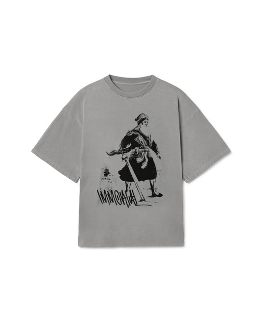 IMMORTAL OVERSIZED T-SHIRT FADED GREY - Drip by Rage