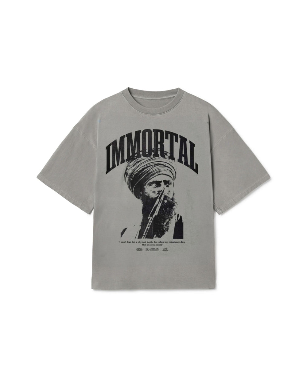 IMMORTAL SAINT OVERSIZED T-SHIRT GREY - Drip by Rage