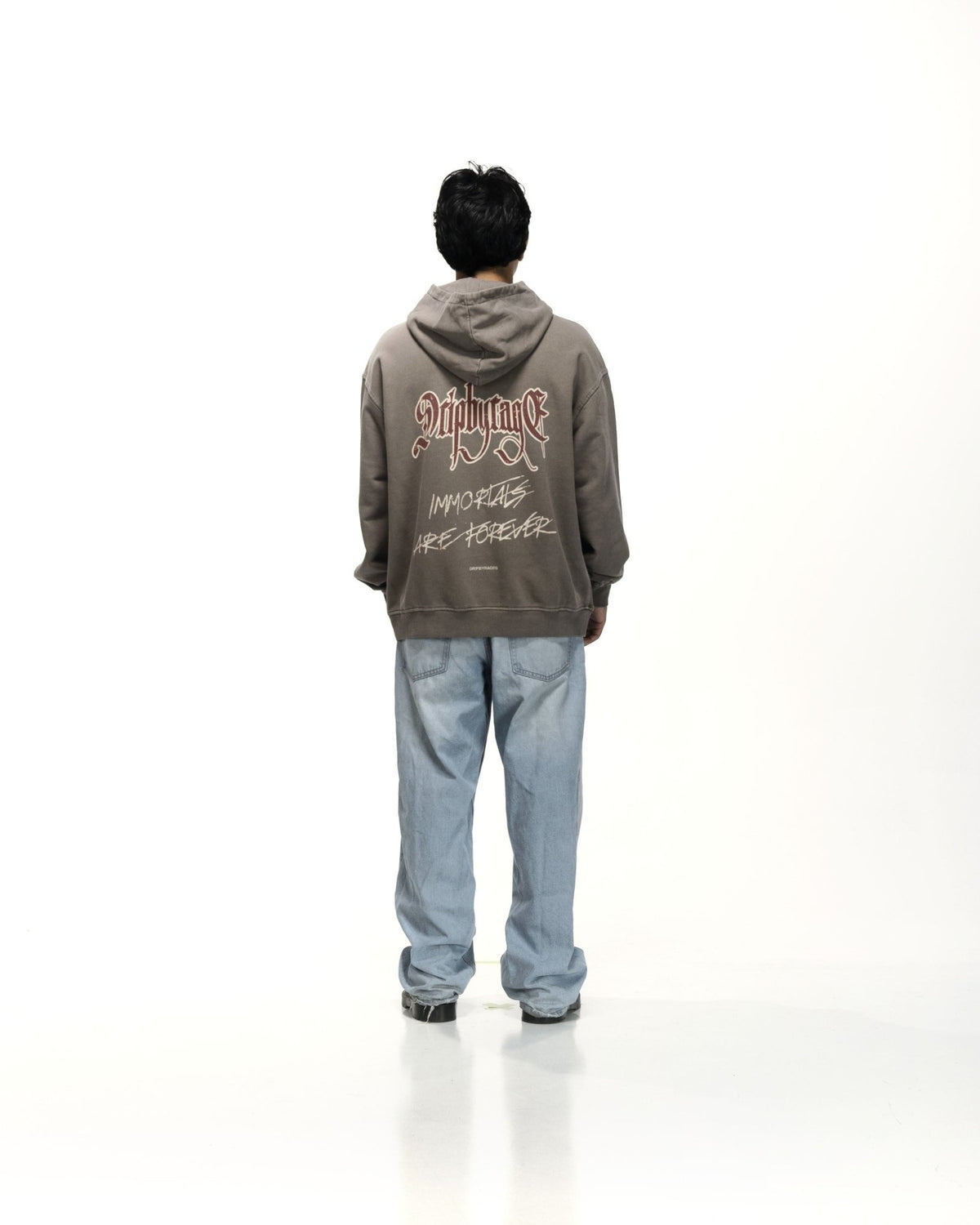 IMMORTALS FOREVER OVERSIZED FADED HOODIE - Drip by Rage
