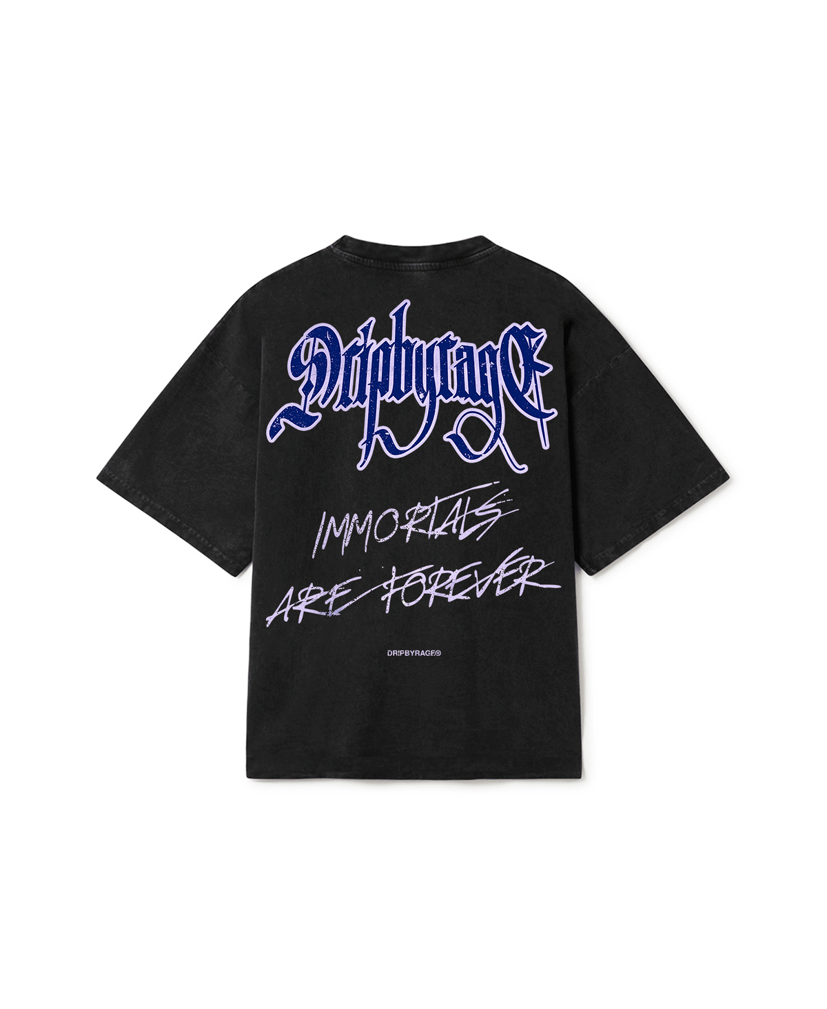 IMMORTALS FOREVER OVERSIZED FADED T-SHIRT - Drip by Rage