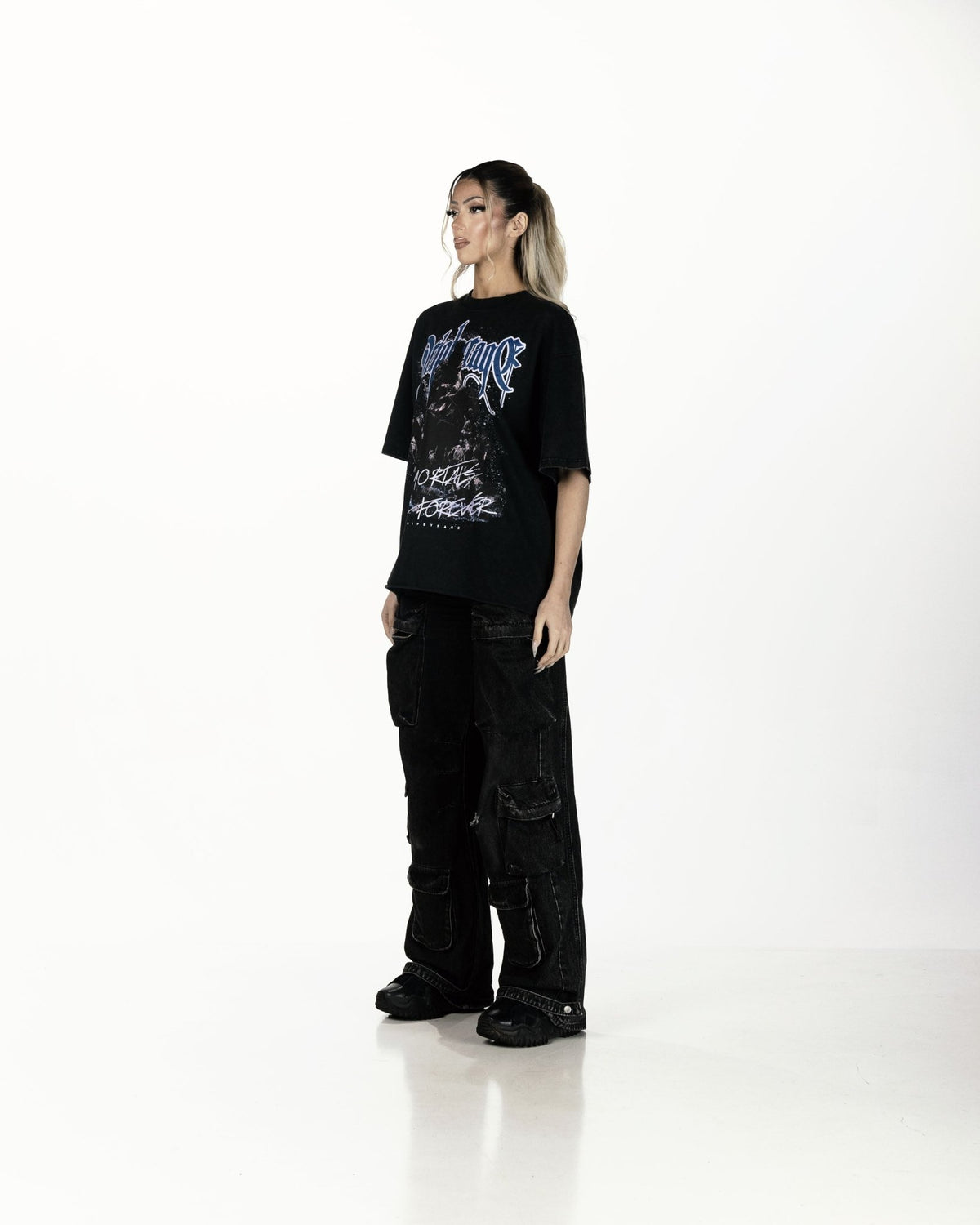 IMMORTALS FOREVER OVERSIZED FADED T-SHIRT - Drip by Rage