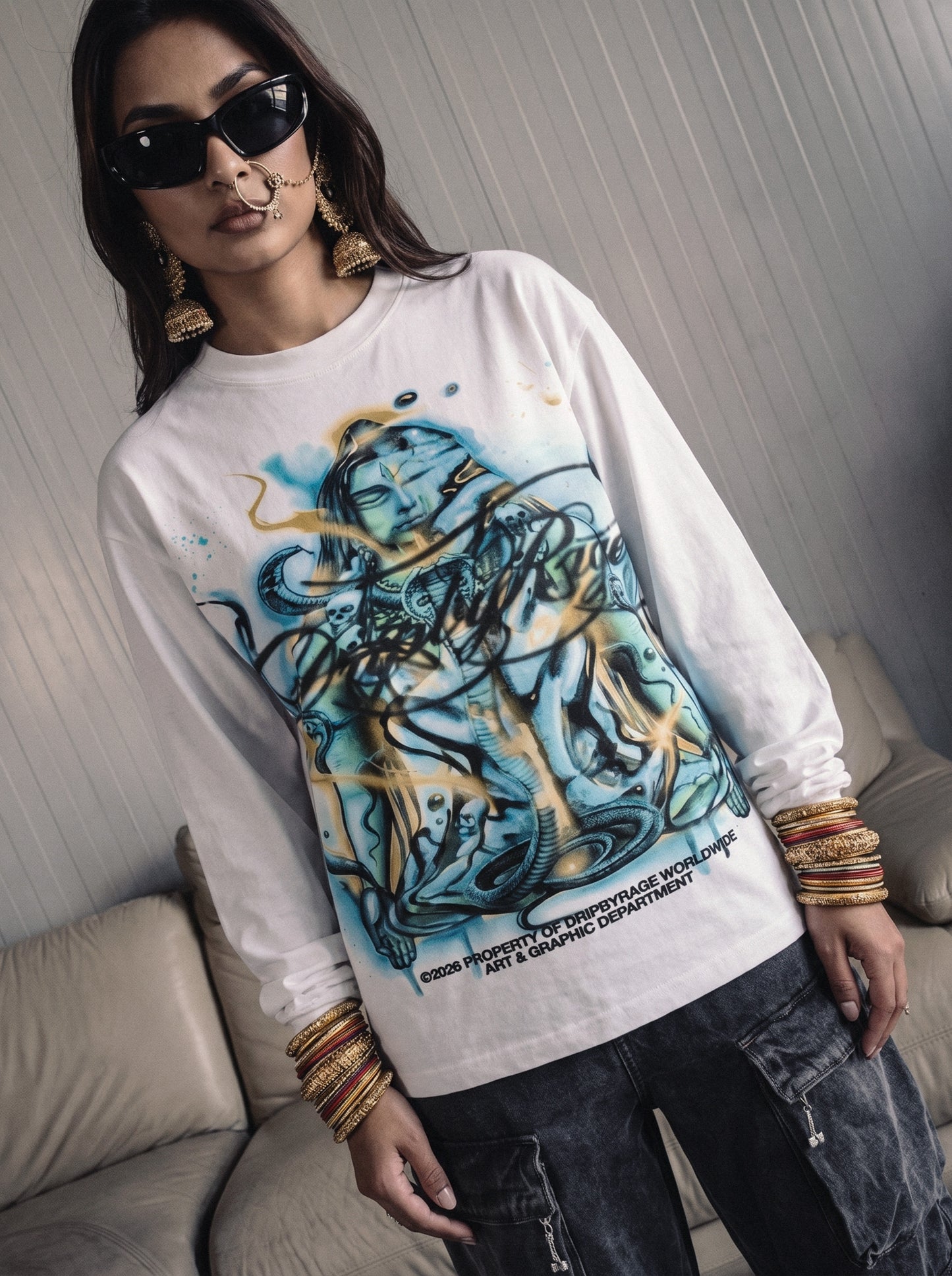 SHIVA SNAKES LONG SLEEVE