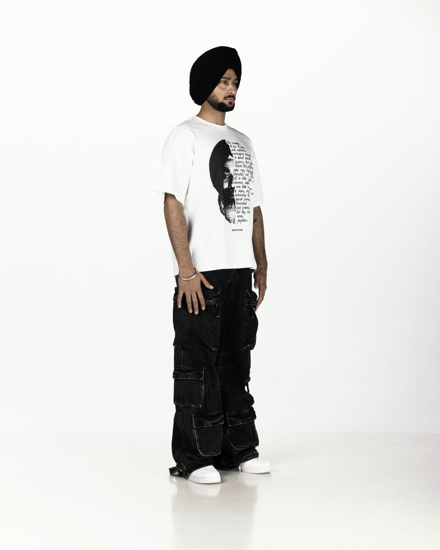 JUSTICE T-SHIRT WHITE - Drip by Rage