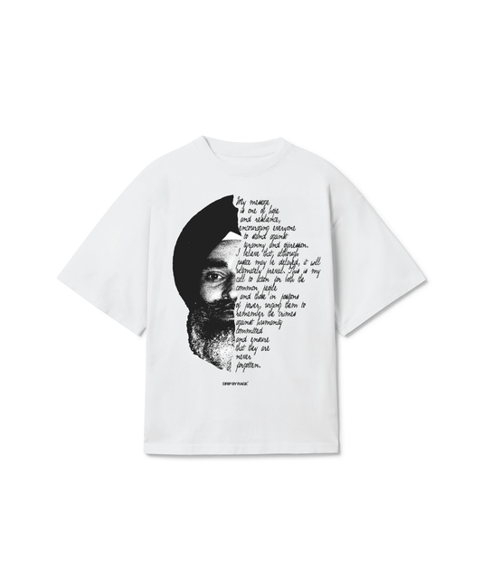 JUSTICE T-SHIRT WHITE - Drip by Rage