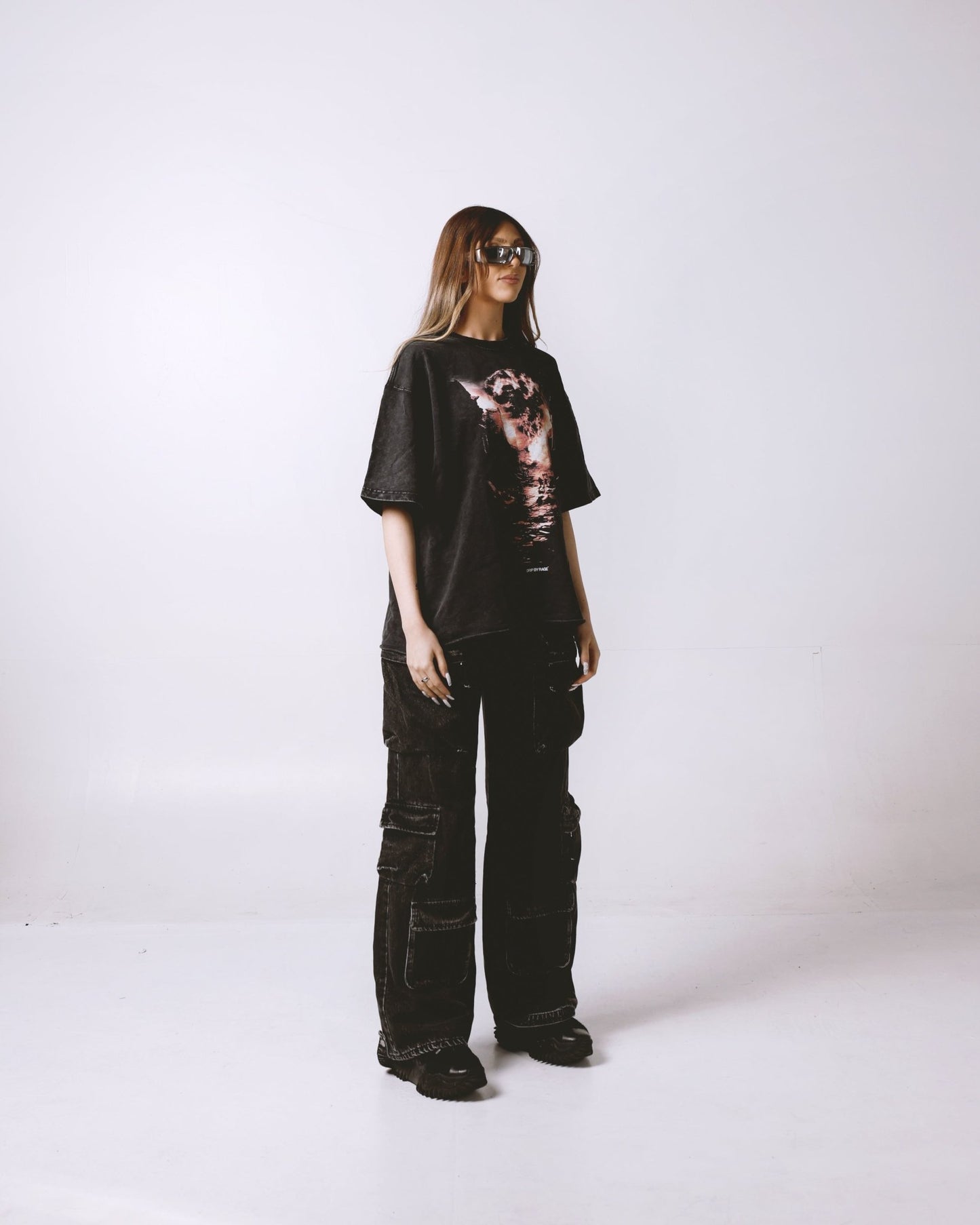 KALYUG OVERSIZED FADED T-SHIRT - Drip by Rage