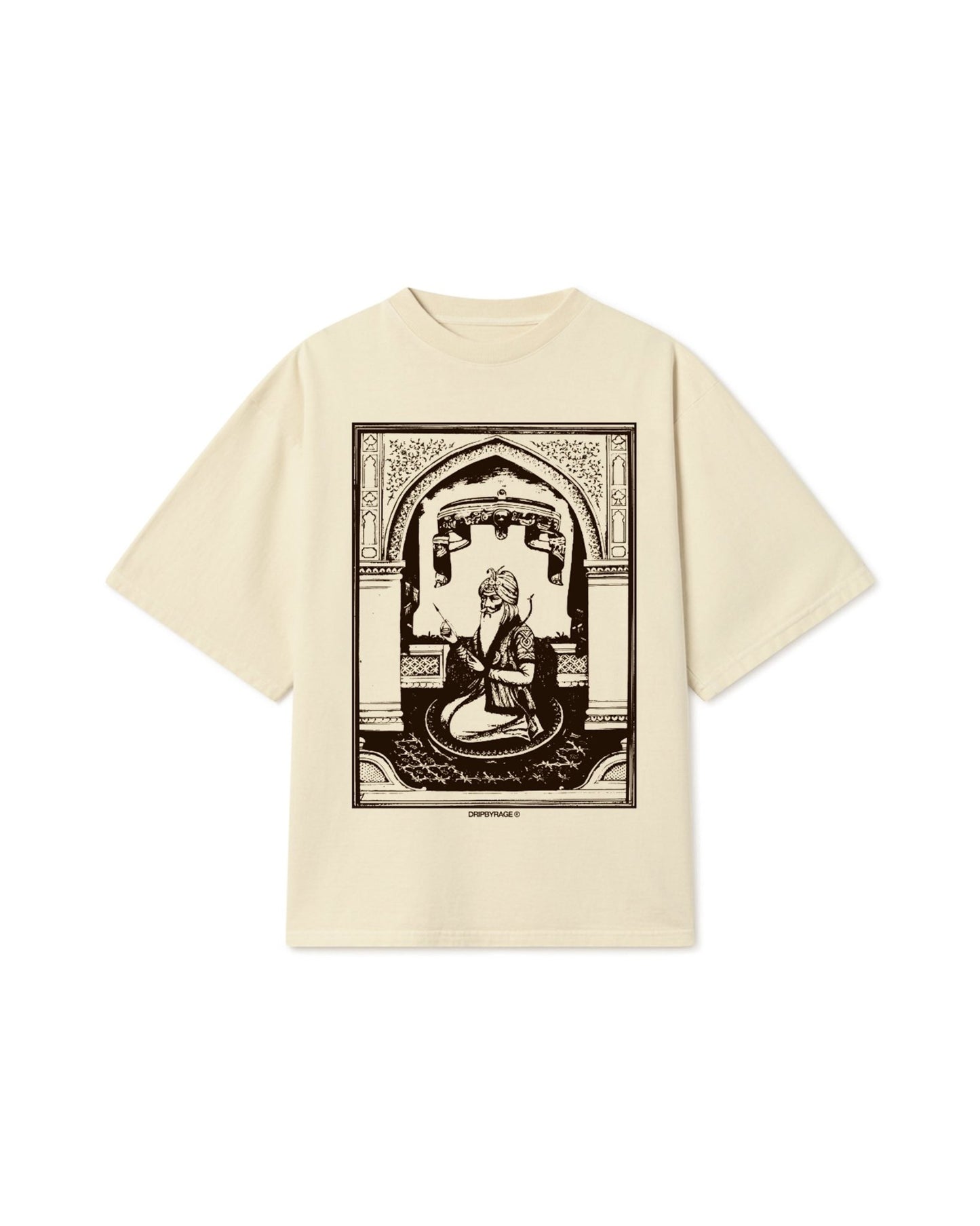 KING'S HEART T-SHIRT APRICOT - Drip by Rage