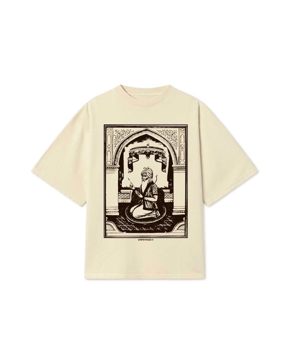 KING'S HEART T-SHIRT APRICOT - Drip by Rage