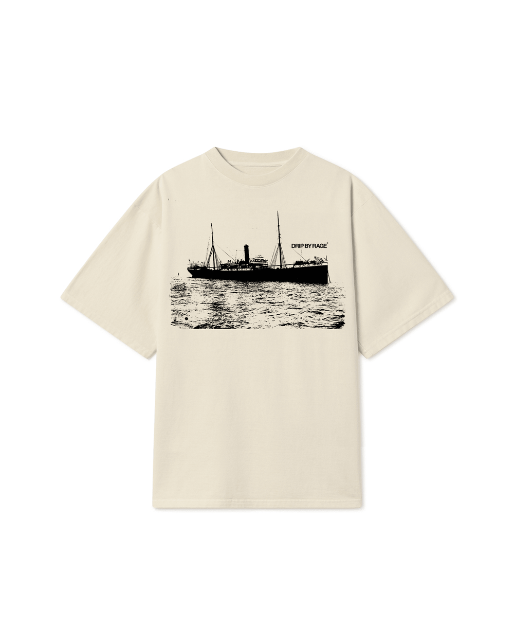 KOMAGATA MARU OVERSIZED BOXY T-SHIRT - Drip by Rage