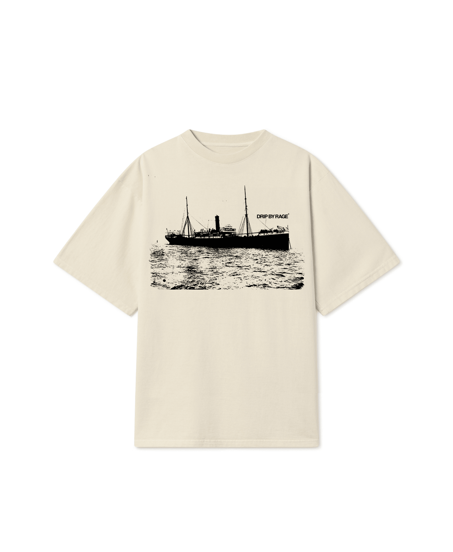 KOMAGATA MARU OVERSIZED BOXY T-SHIRT - Drip by Rage