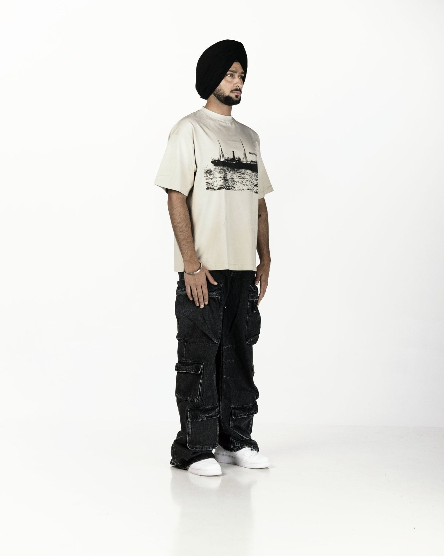KOMAGATA MARU OVERSIZED BOXY T-SHIRT - Drip by Rage