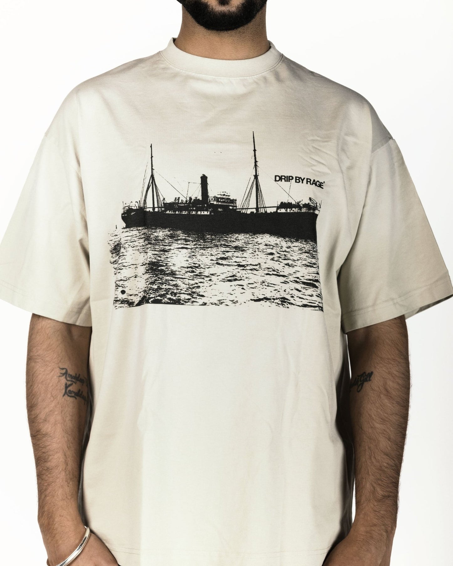 KOMAGATA MARU OVERSIZED BOXY T-SHIRT - Drip by Rage