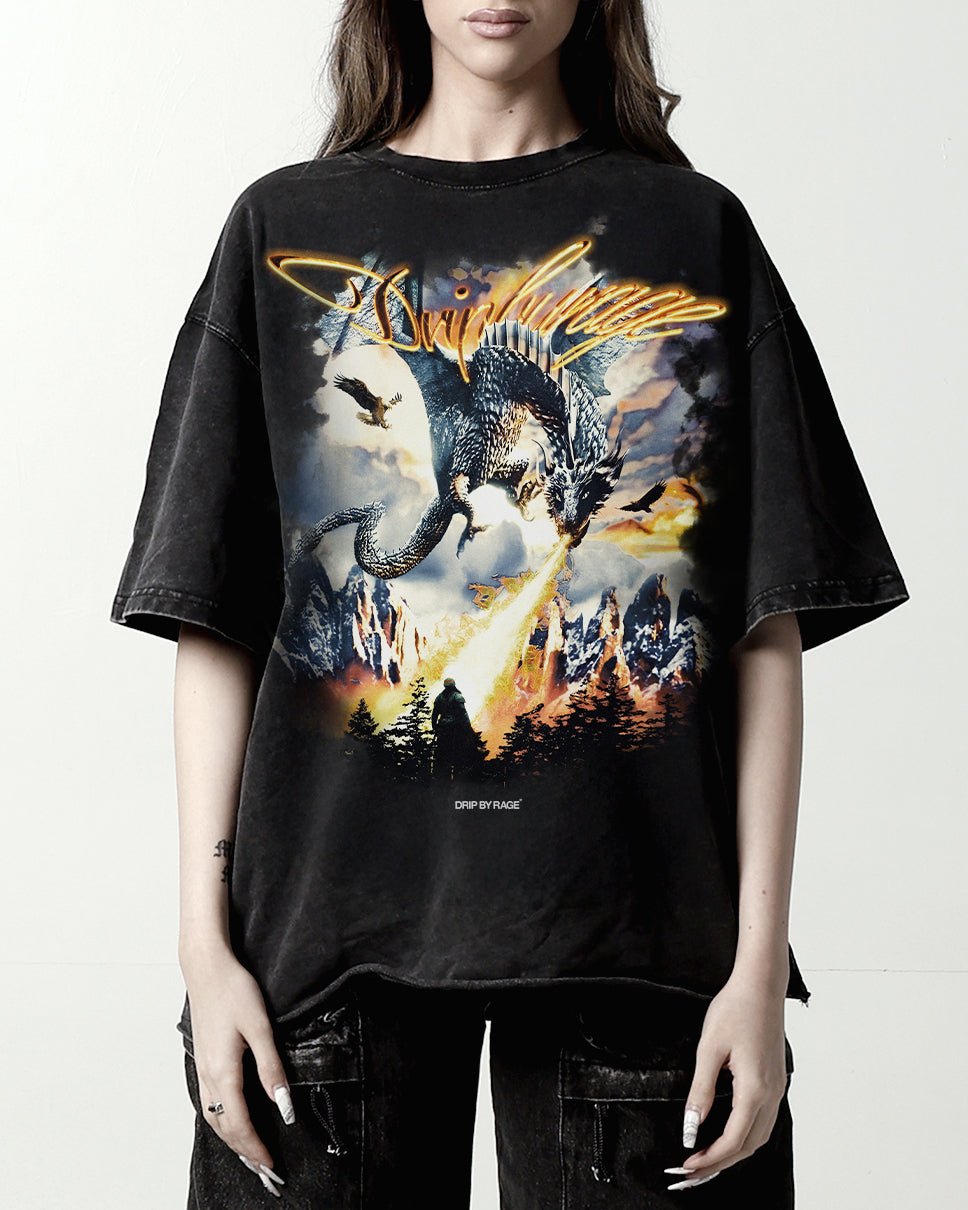 KRODH FADED T-SHIRT - Drip by Rage