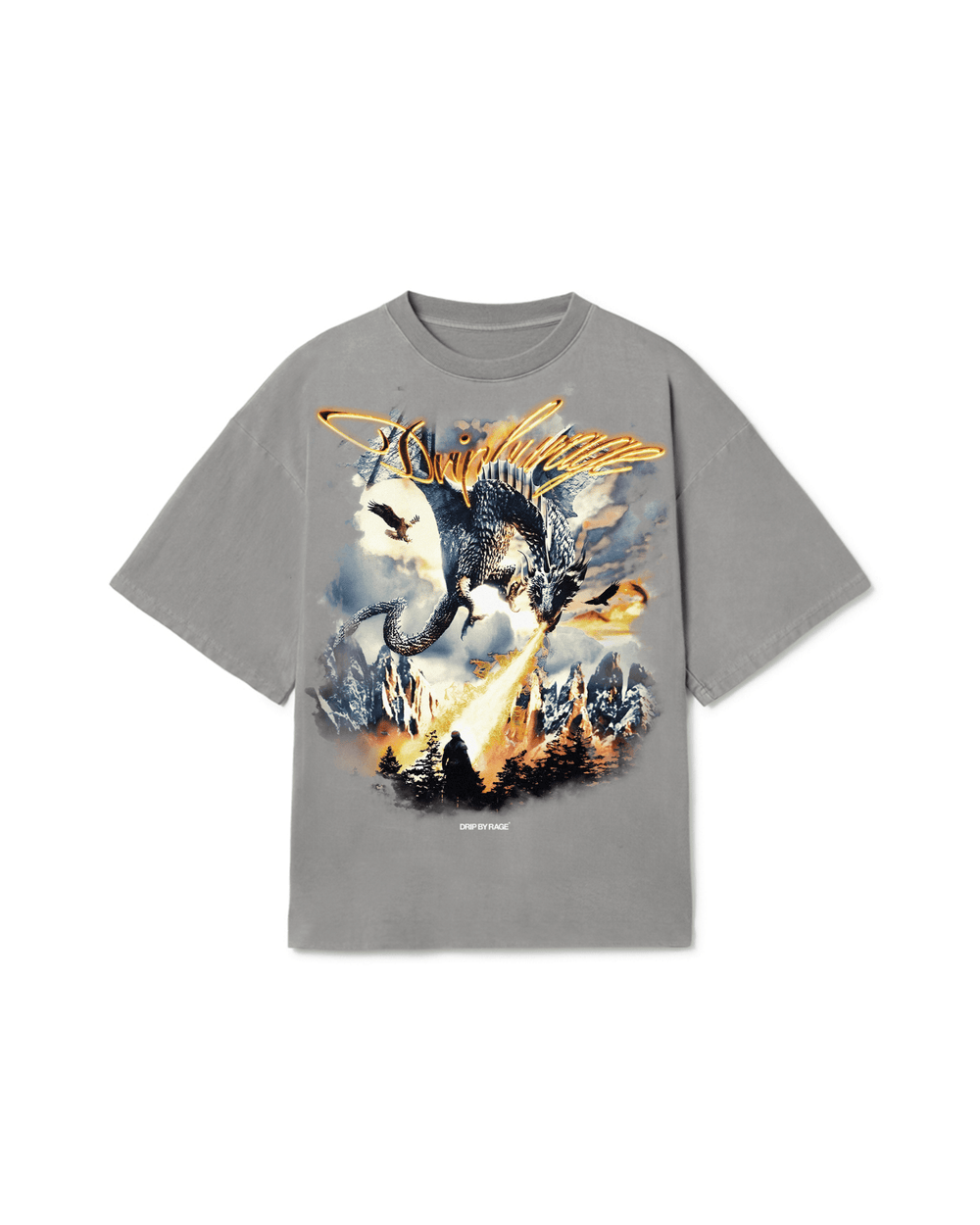 KRODH FADED T-SHIRT - Drip by Rage