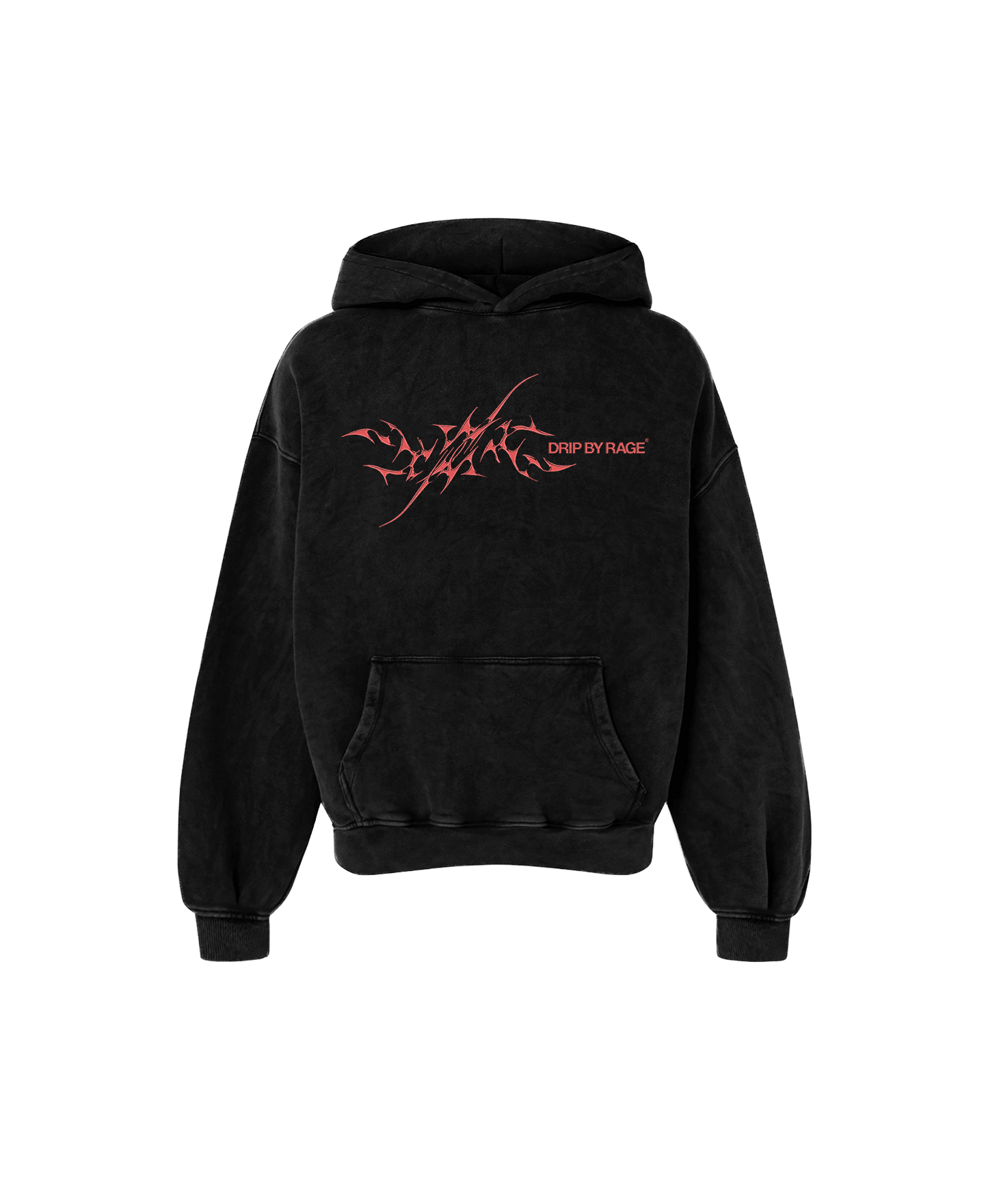 LIBERATION OVERSIZED FADED HOODIE - Drip by Rage