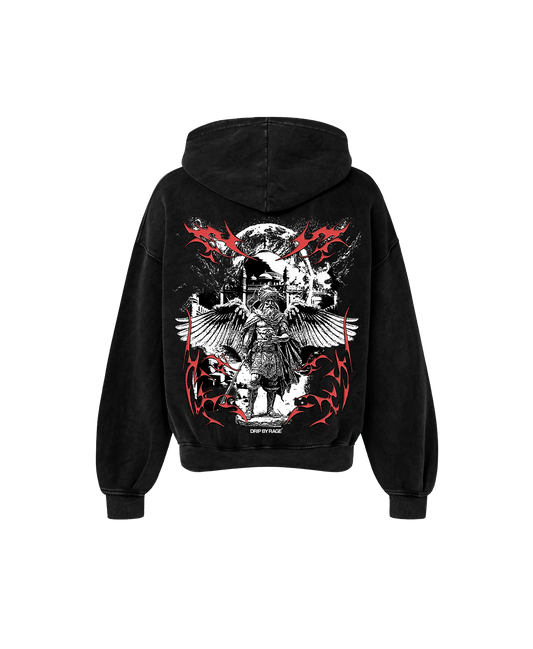 LIBERATION OVERSIZED FADED HOODIE - Drip by Rage