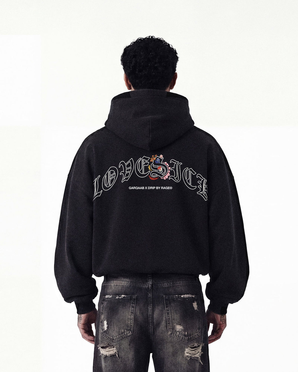 LOVESICK BOXY HOODIE - Drip by Rage