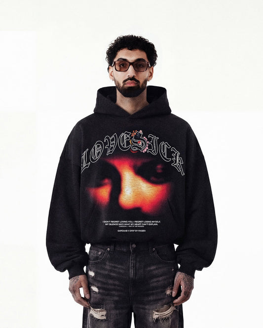 LOVESICK BOXY HOODIE - Drip by Rage