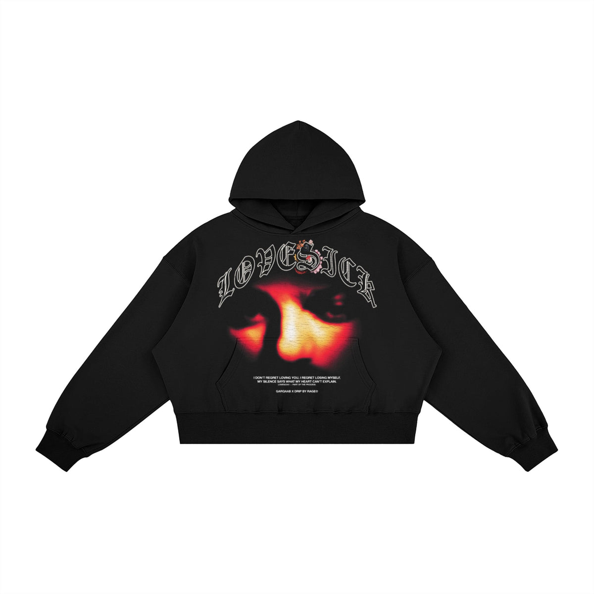 LOVESICK BOXY HOODIE - Drip by Rage