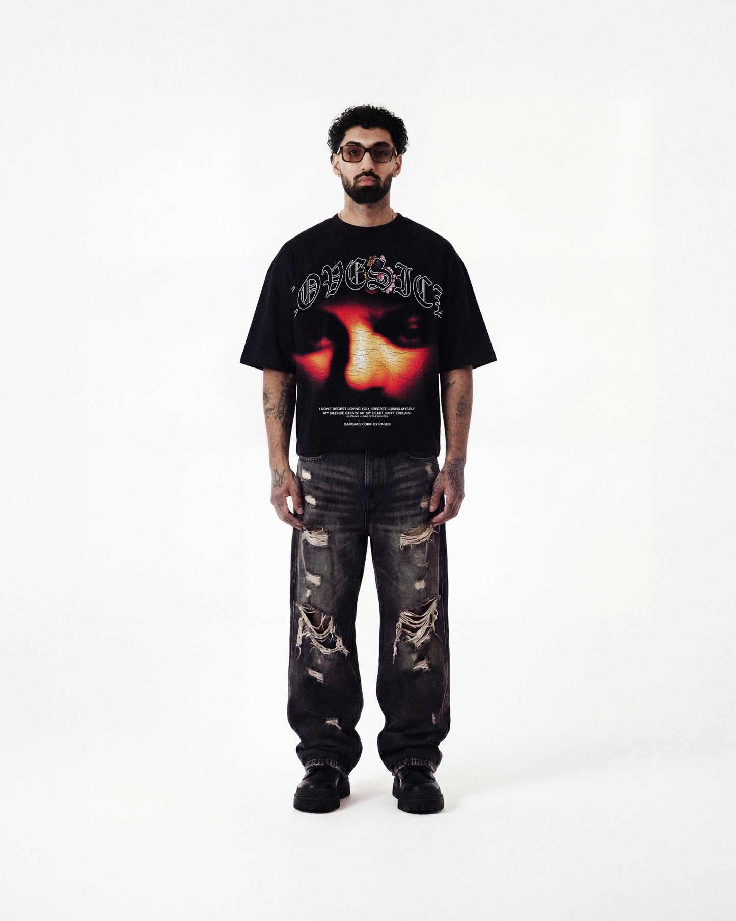 LOVESICK BOXY T-SHIRT - Drip by Rage