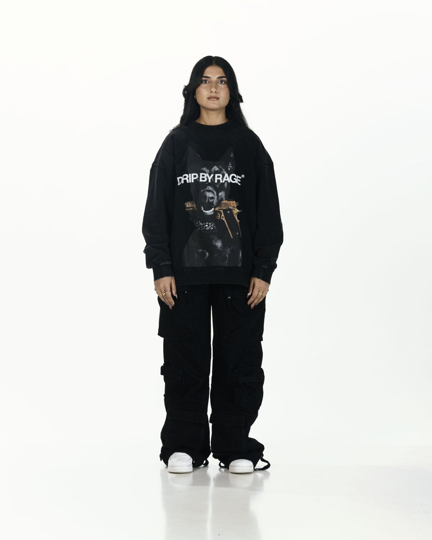 LOYALTY OVERSIZED FADED SWEATSHIRT - Drip by Rage