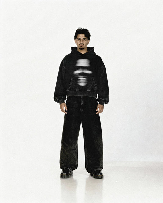 MADNESS BOXY FADED HOODIE - Drip by Rage