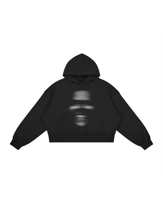 MADNESS BOXY FLEECE HOODIE BLACK - Drip by Rage