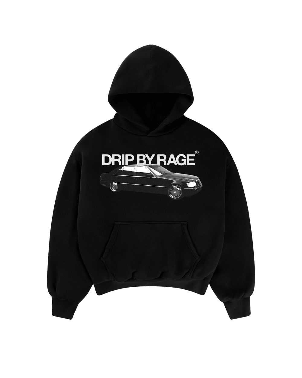 MAFIA SUN FADED BOXY HOODIE - Drip by Rage