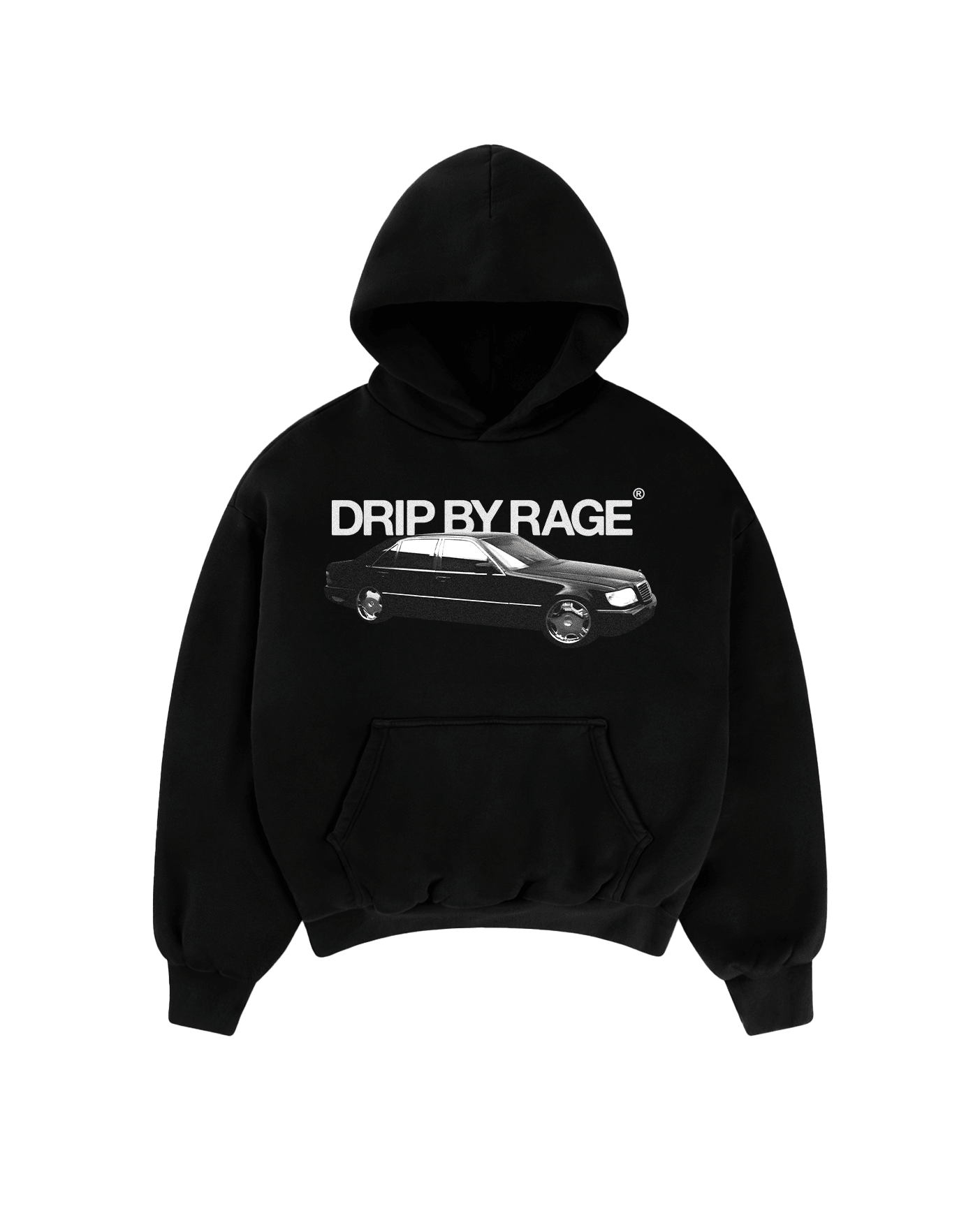 MAFIA SUN FADED BOXY HOODIE - Drip by Rage